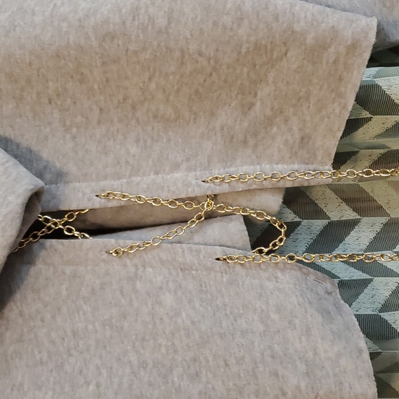 5/$25 - SHEIN GREY chain back hoodie sz. L - Picture 4 of 12